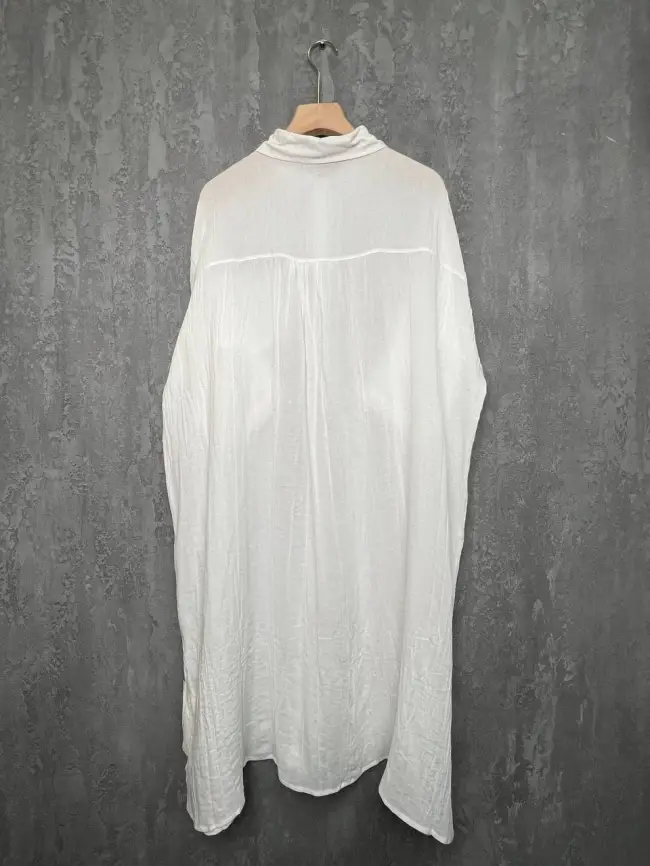 Рубашка-кардиган рукав 3/4 24093 Размер 50-58 фото 18