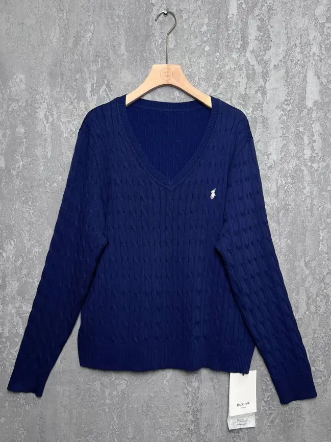 Джемпер 8236 Размер 48-58 (синий)Уценка фото 1