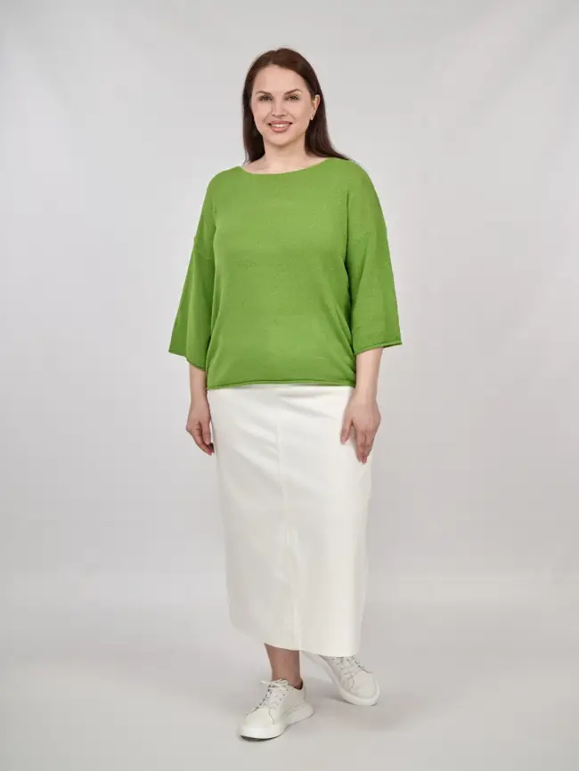 Джемпер облегченный ЭттоПлюс 25107-1 Размер 50-58. фото 7