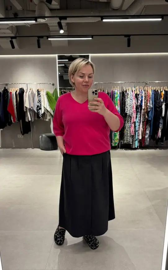 Юбка джинсовая 36208 Размеры 50-58 фото 25