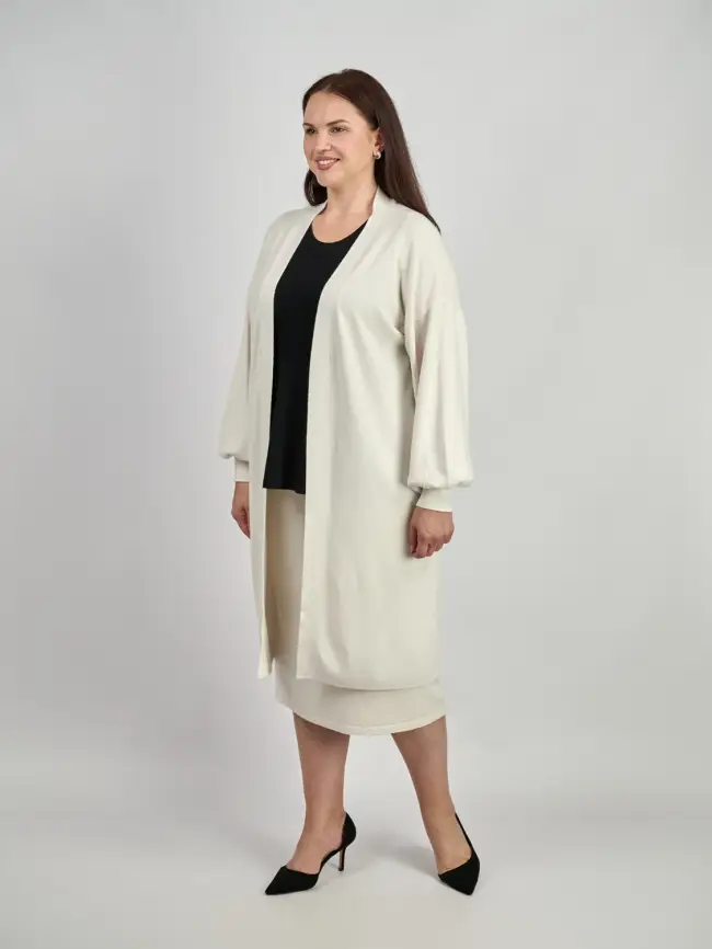 Кардиган ЭттоПлюс 1061 Размер 48-58 фото 24