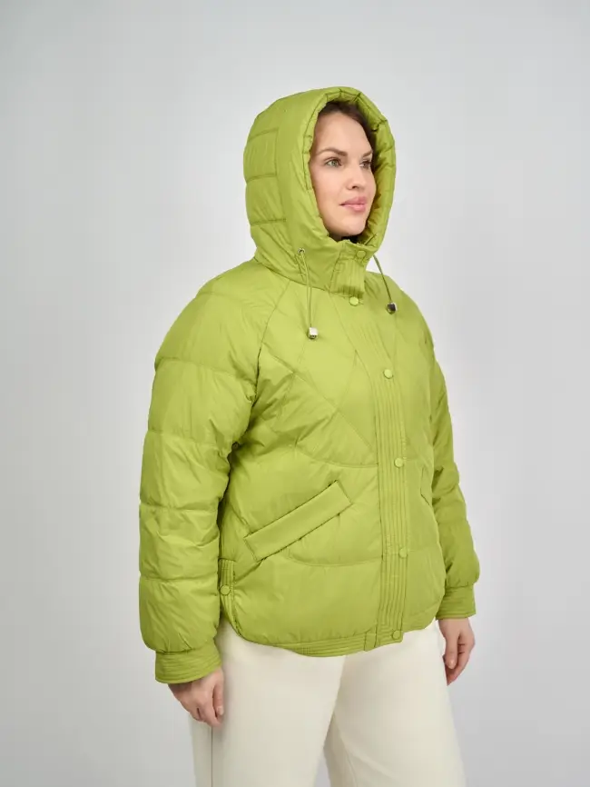 Пуховая куртка ЭттоПлюс 2553 Размер 48-54 фото 149