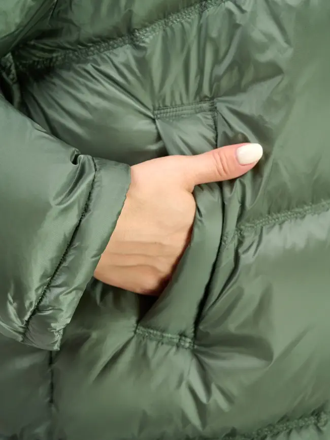 Пуховик зимний 9903 удлиненный Размер 50-60 фото 33