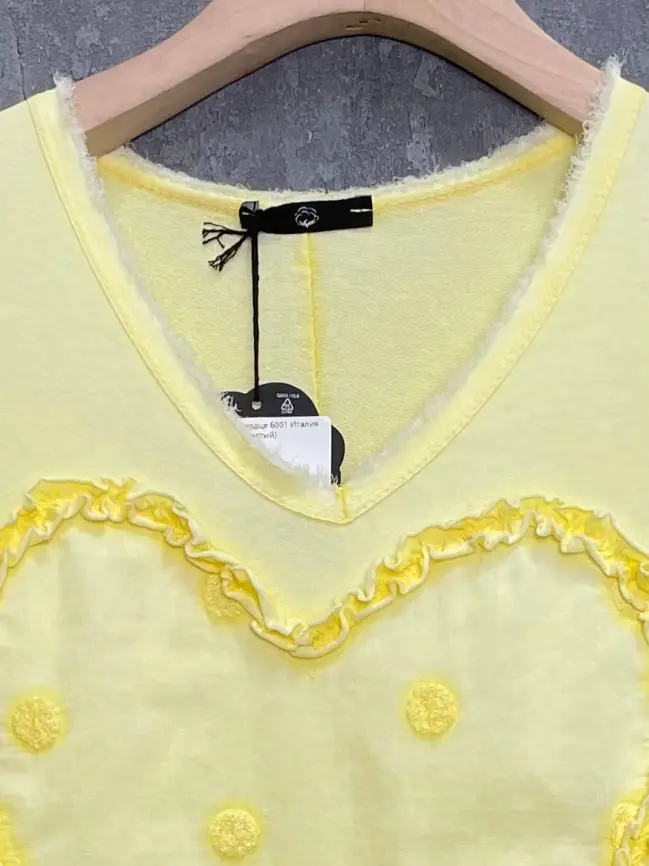 Футболка Сердце 6001 Италия Размер 50-58 фото 15