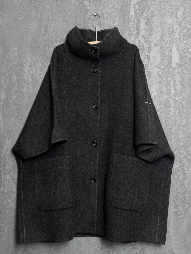 Пальто шерсть 0718-1 Размер 50-60 фото 23