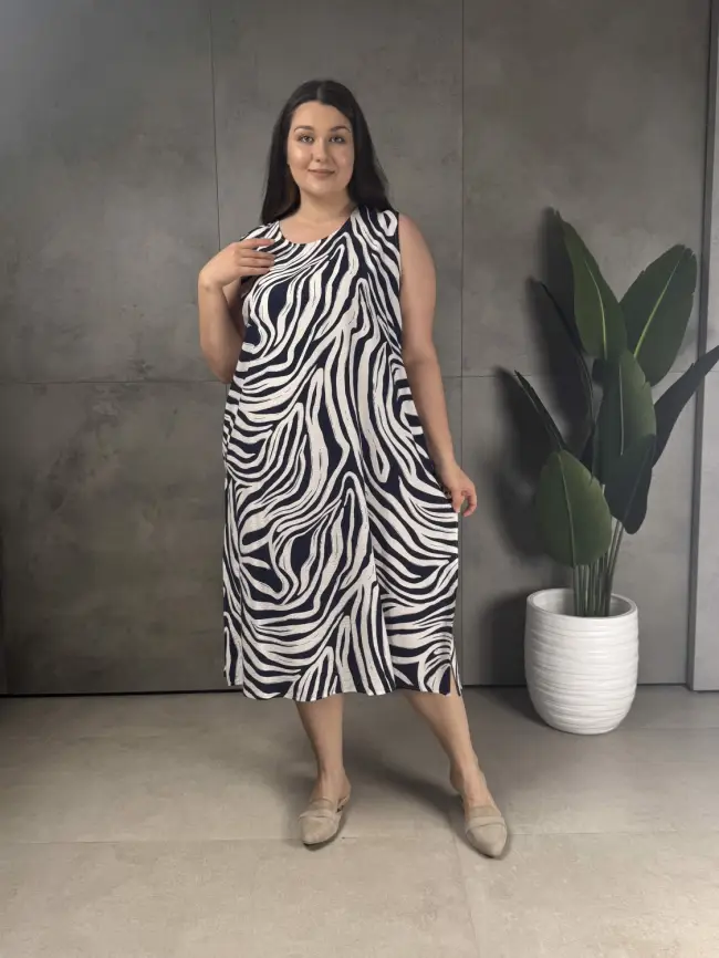 Сарафан ЭттоПлюс 048 размеры 52- 56 фото 3