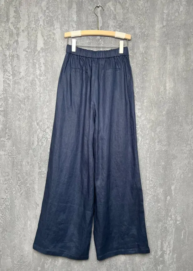 Брюки лен палаццо 25030 фото 10