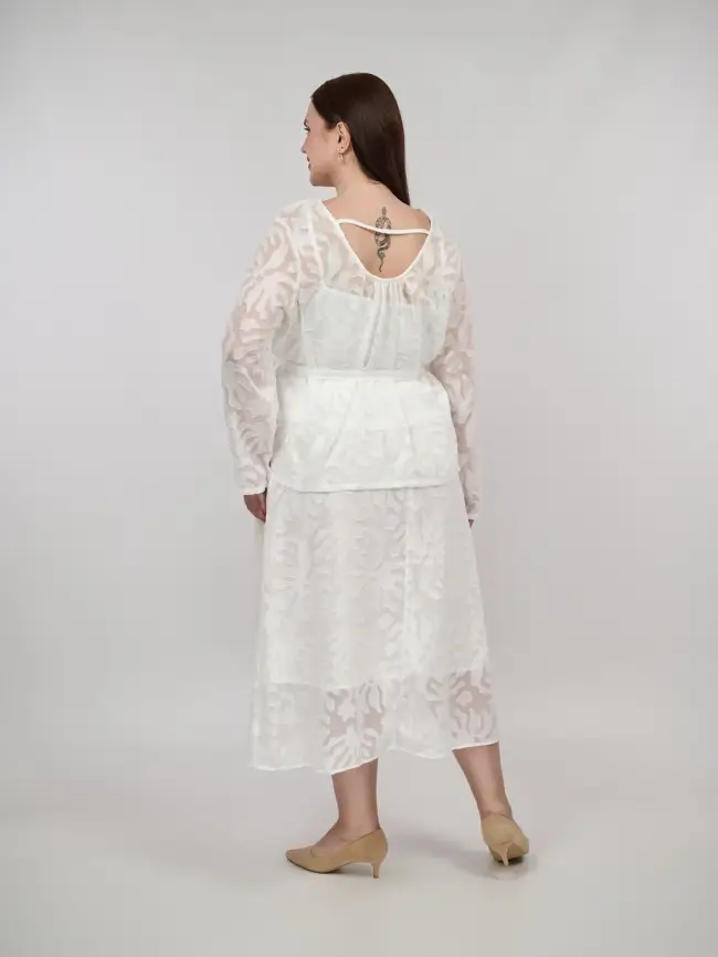 Блуза 8311 Размеры 48-58 фото 5