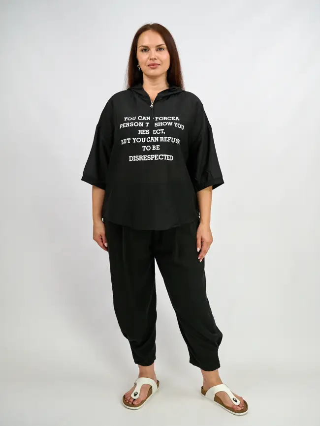 Футболка с капюшоном 8053 Размер 50-58 фото 12