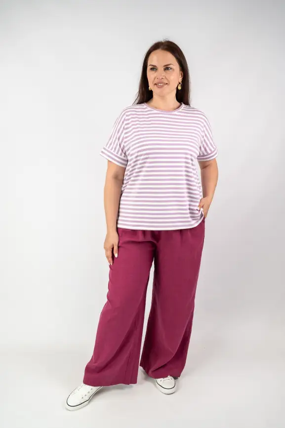 Футболка в полоску ЭттоПлюс 010-1 Размер 50-58 фото 38