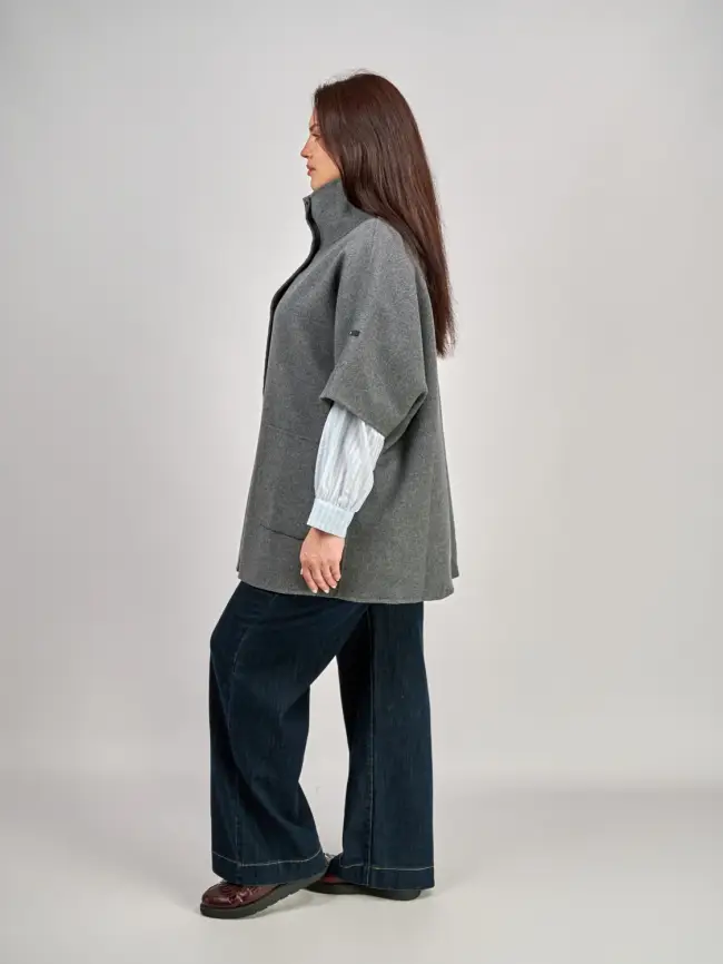 Пальто шерсть 0718 Размер 50-58 фото 29