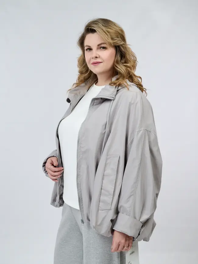 Ветровка облегченная с капюшоном 25185 Размер 52-58 фото 114
