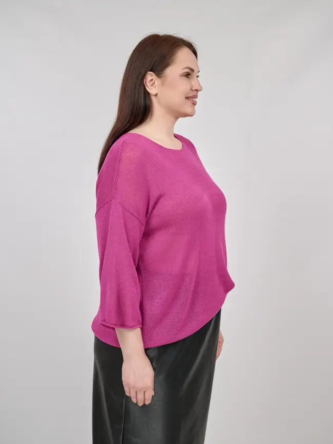 Джемпер облегченный ЭттоПлюс 25107-1 Размер 50-58. фото 66