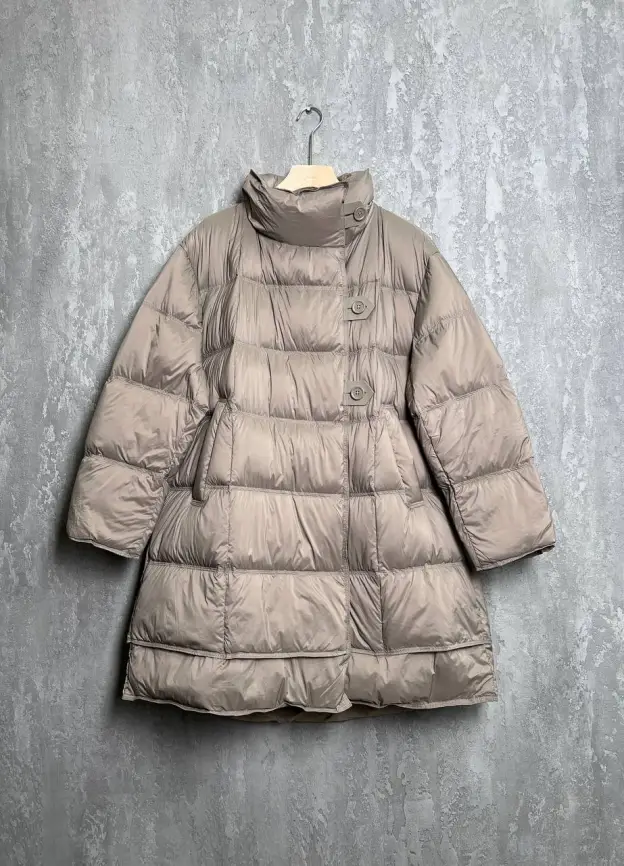 Полупальто пуховое 202416 Размер 50-56 фото 13