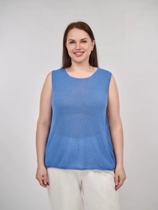 Топ трикотажный облегченный ЭттоПлюс 25108 Размер 50-60 фото 69