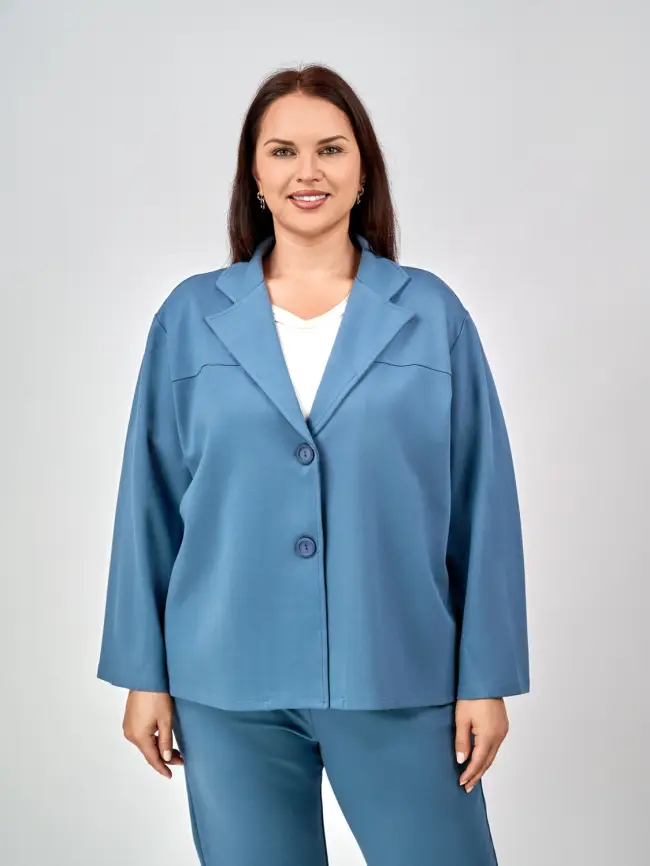 Брючный костюм ЭттоПлюс 9394 Размеры 48-58 фото 28