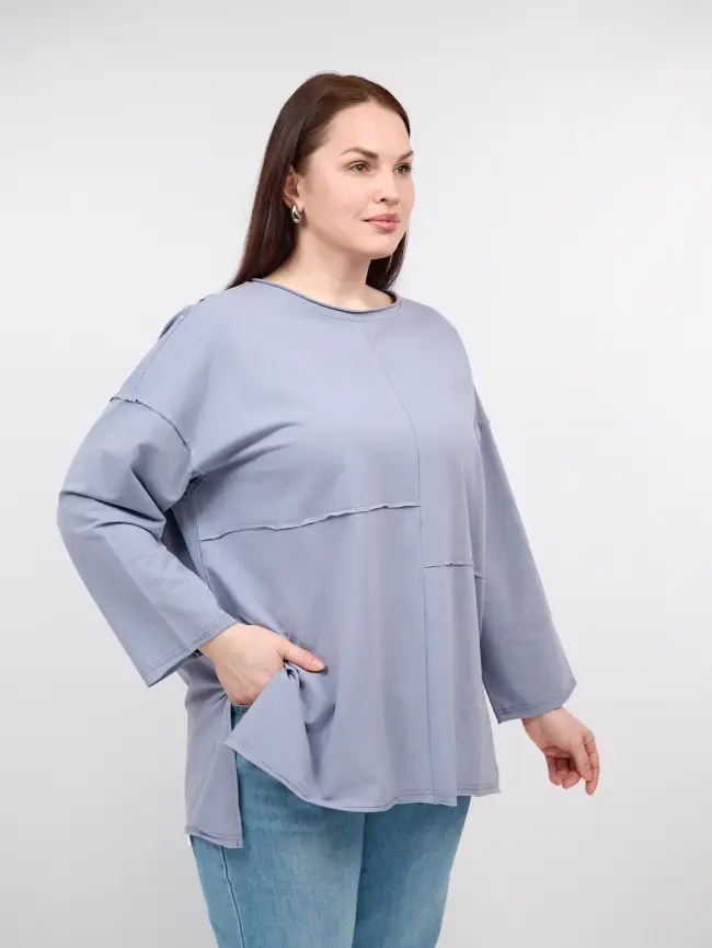 Лонгслив ЭттоПлюс 0035 Размеры 50-60 фото 45