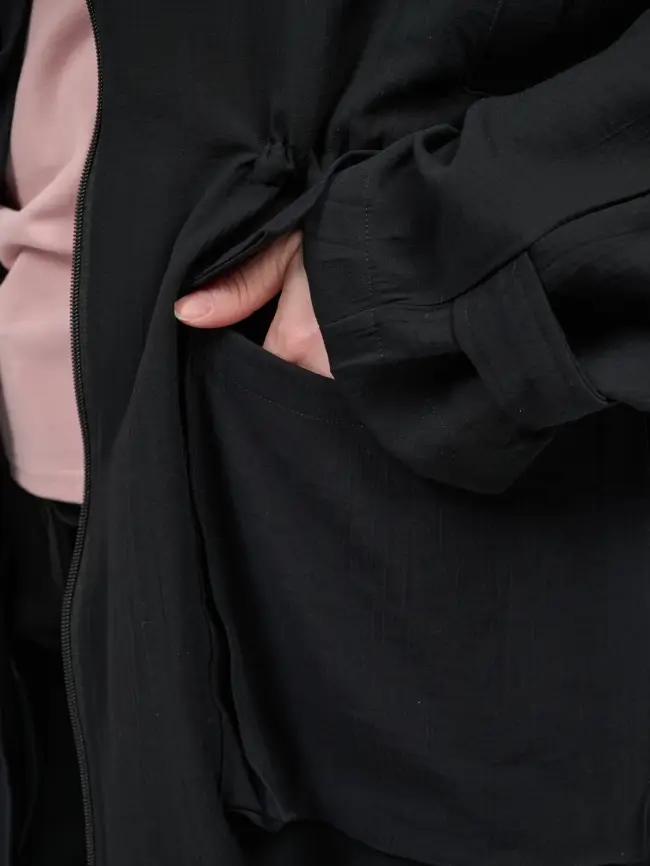 Тренч на молнии свободного кроя 250025 Размер 56-60 фото 7