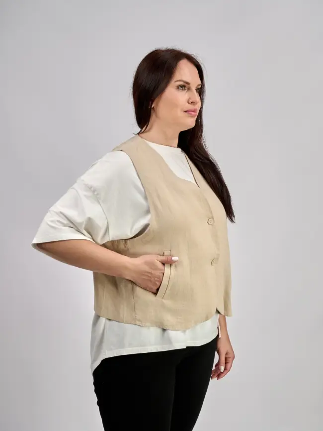 Жилет 25017 Размер 50-56 фото 70