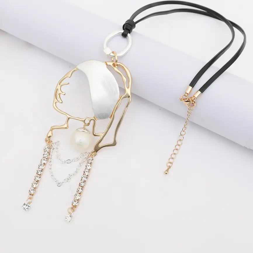 Колье Девушка с жемчужной сережкой Б0109 фото 2