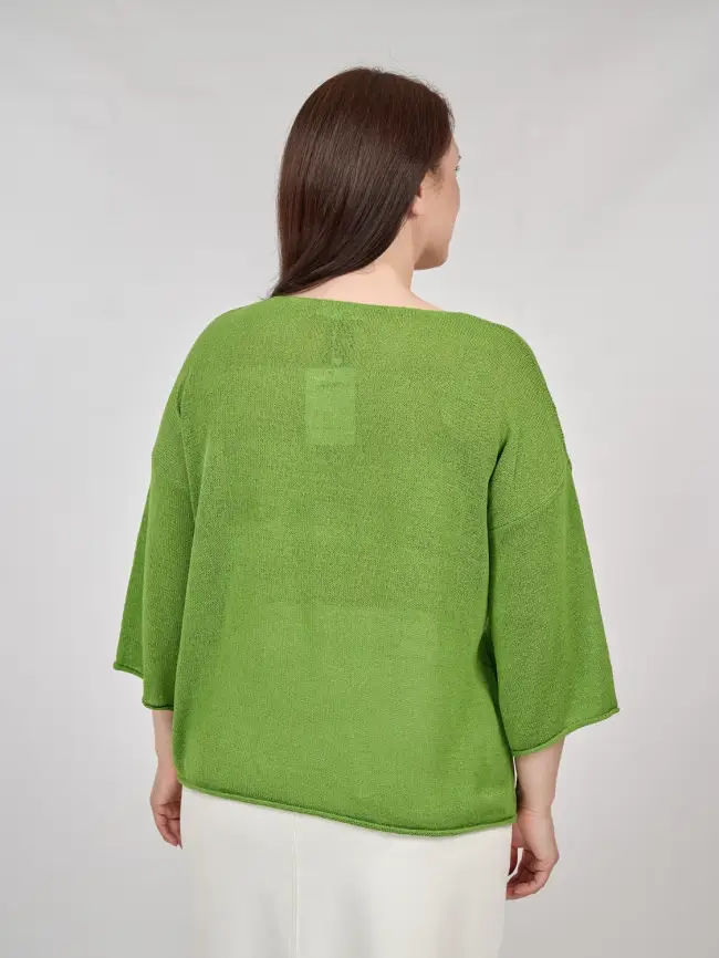 Джемпер облегченный ЭттоПлюс 25107-1 Размер 50-58. фото 5