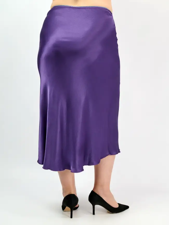 Юбка атлас 9298-1 Размер 48-56 фото 34