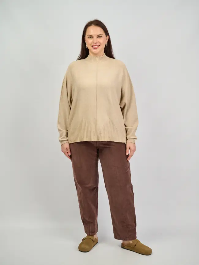 Брюки вельвет ЭттоПлюс 25271 Размеры 54-60 фото 59