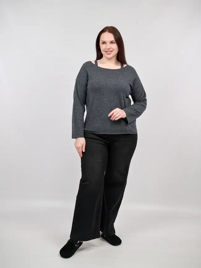 Джинсы 2612-1 Размеры 46-56 фото 4