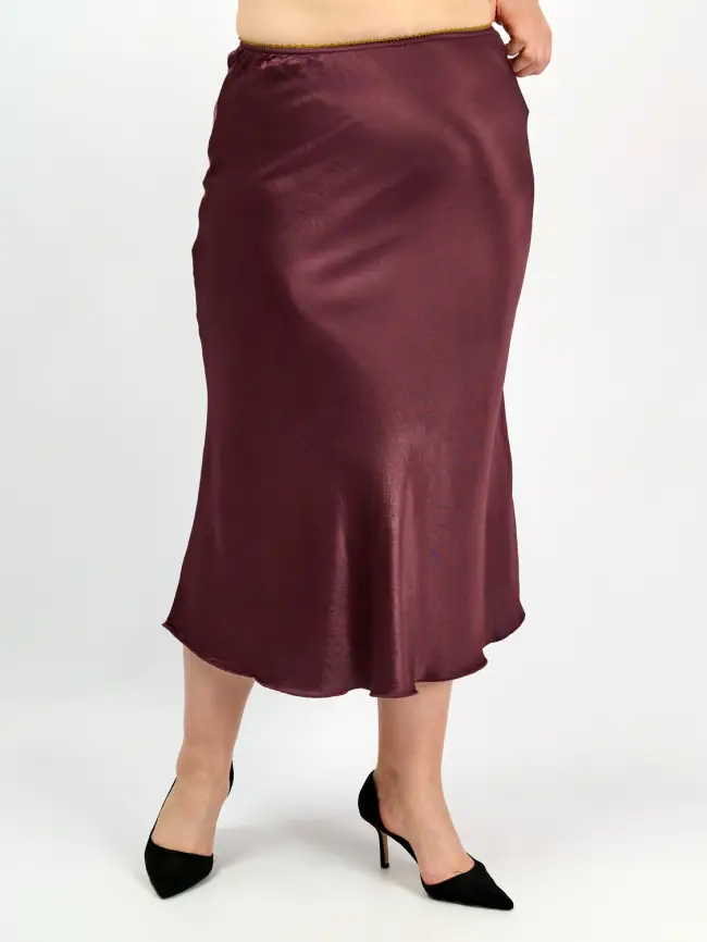 Юбка атлас 9298-1 Размер 48-56 фото 112