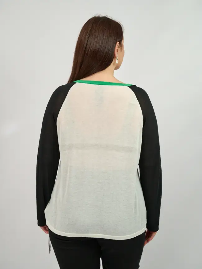 Джемпер с цветком 22917 размер 50- 58 фото 22