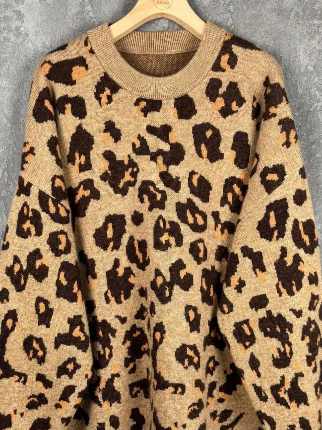 Джемпер Леопард 50-58 58258 фото 7