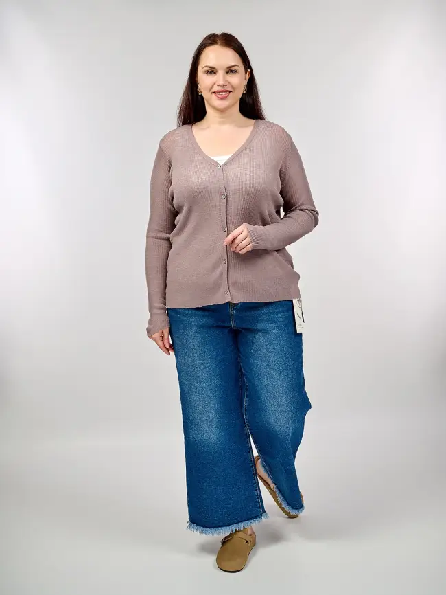 Джемпер-Кардиган 056 Размер 50-56 фото 16