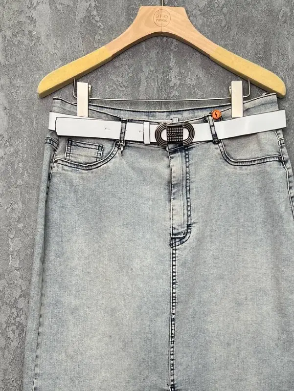 Юбка джинсовая 2338 Турция фото 4