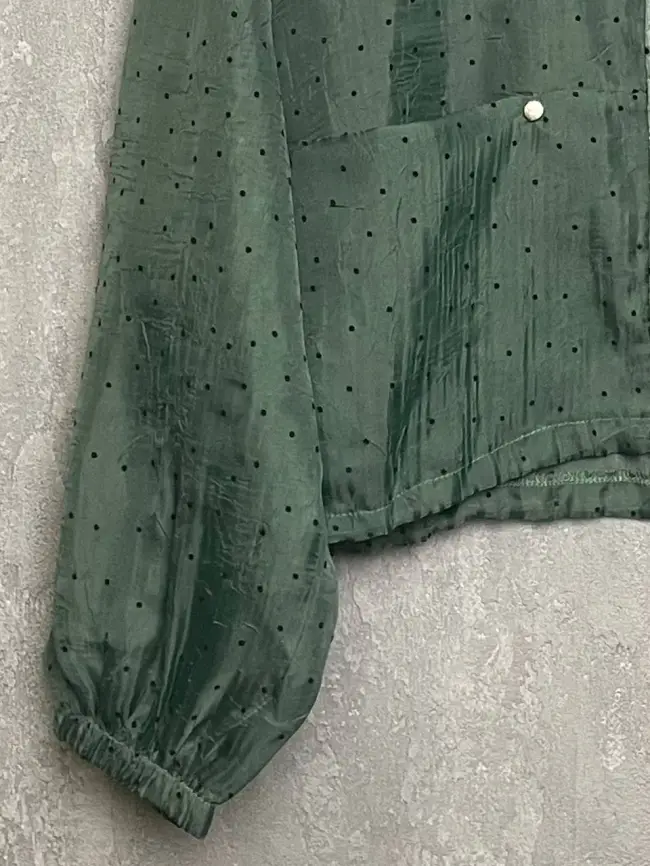 Ветровка-пыльник в горох 6703 Размер 50-58 фото 46