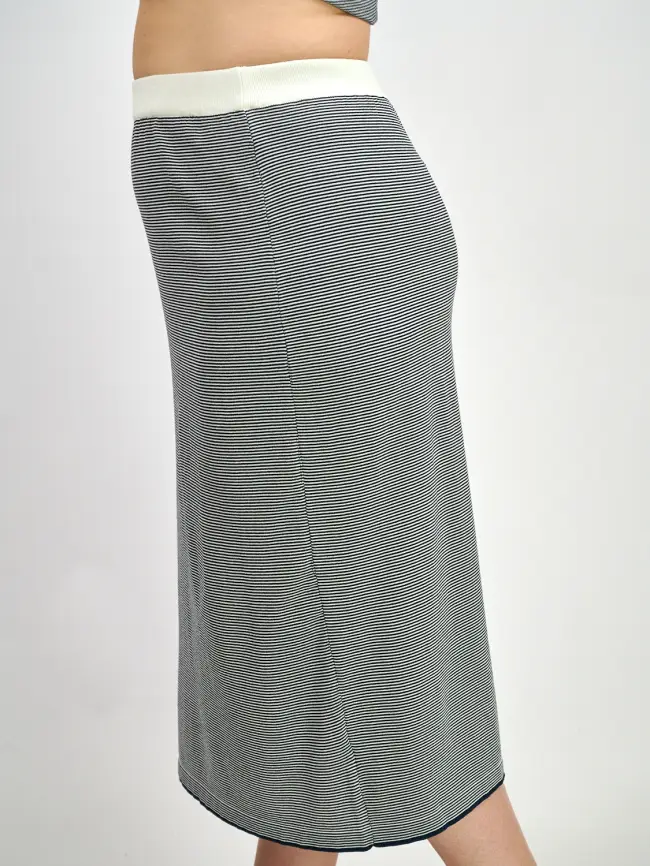 Юбка в полоску ЭттоПлюс 25416 Размер 54-58 фото 29