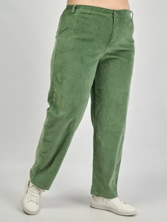 Брюки вельвет ЭттоПлюс 25271 Размеры 54-60 фото 30