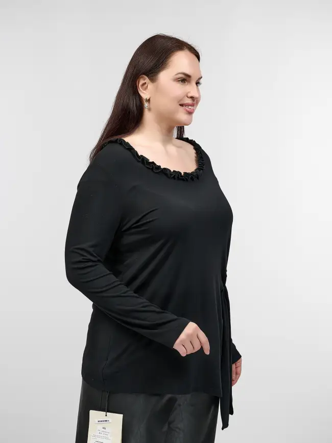 Блузка трикотажная 0217 Размеры 50-58 фото 16