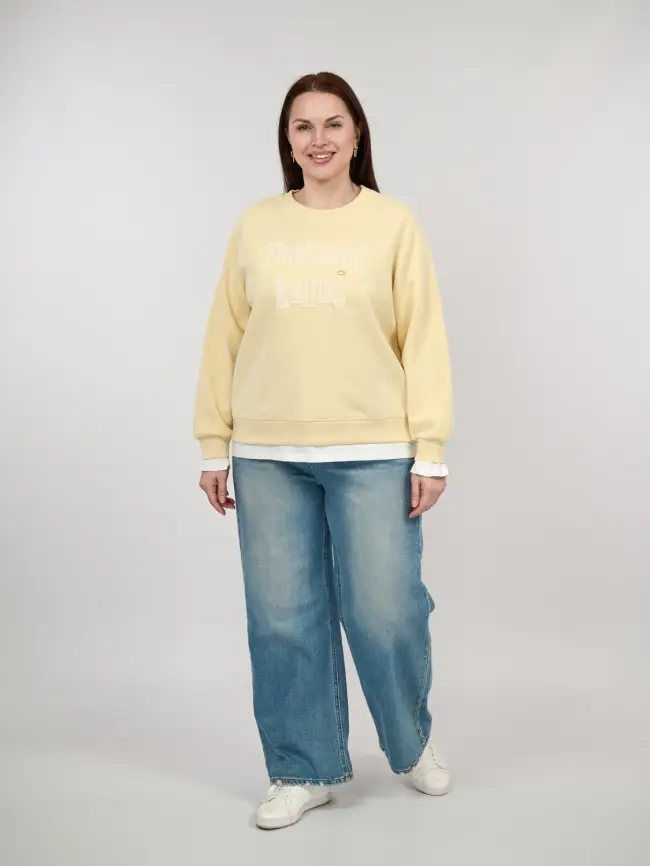 Свитшот 9732 Размер 50-58 фото 2