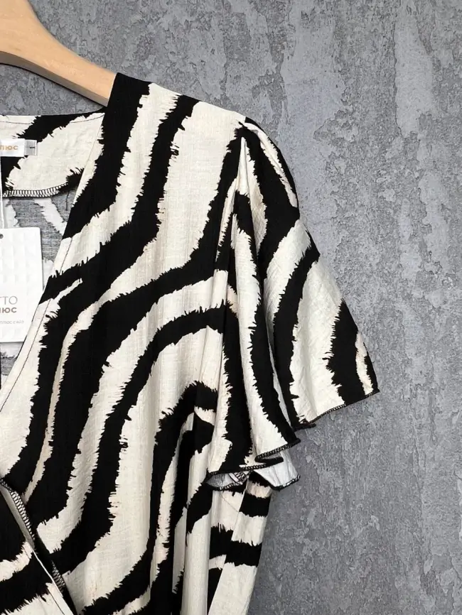 Платье на запахе ЭттоПлюс 044-1 размеры 50- 56 фото 12