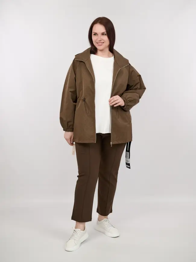 Ветровка со стразами 1633 Размер 50-58 фото 17