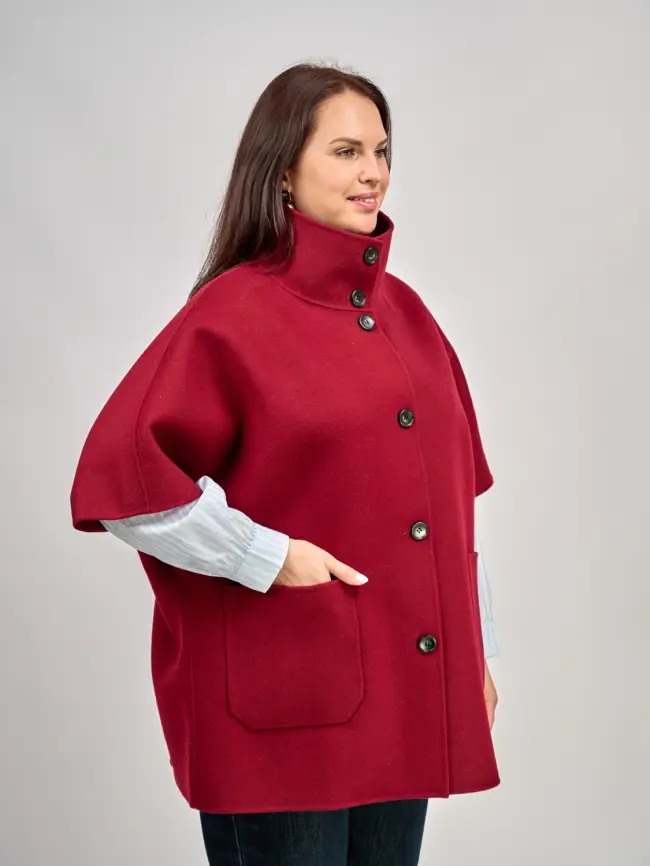 Пальто шерсть 0718 Размер 50-58 фото 10