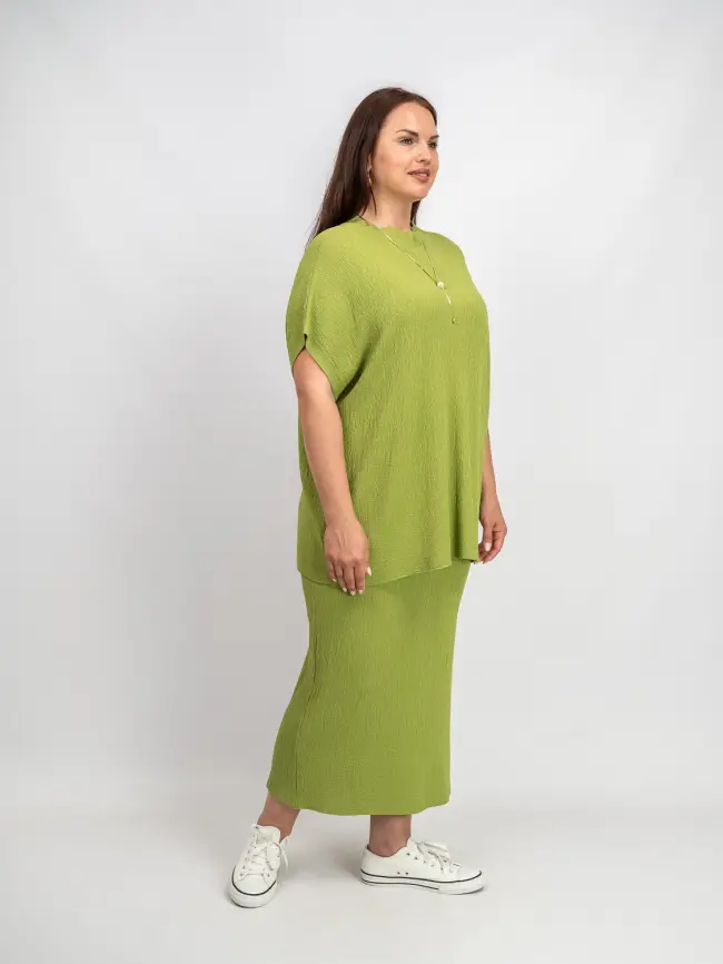 Юбка облегченная трикотажная ЭттоПлюс 2136 Размер 50-58 фото 61