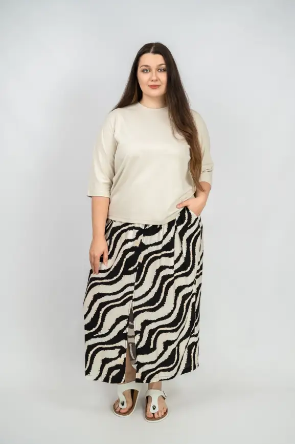 Юбка ЭттоПлюс 0023 Размеры 48-60 фото 6