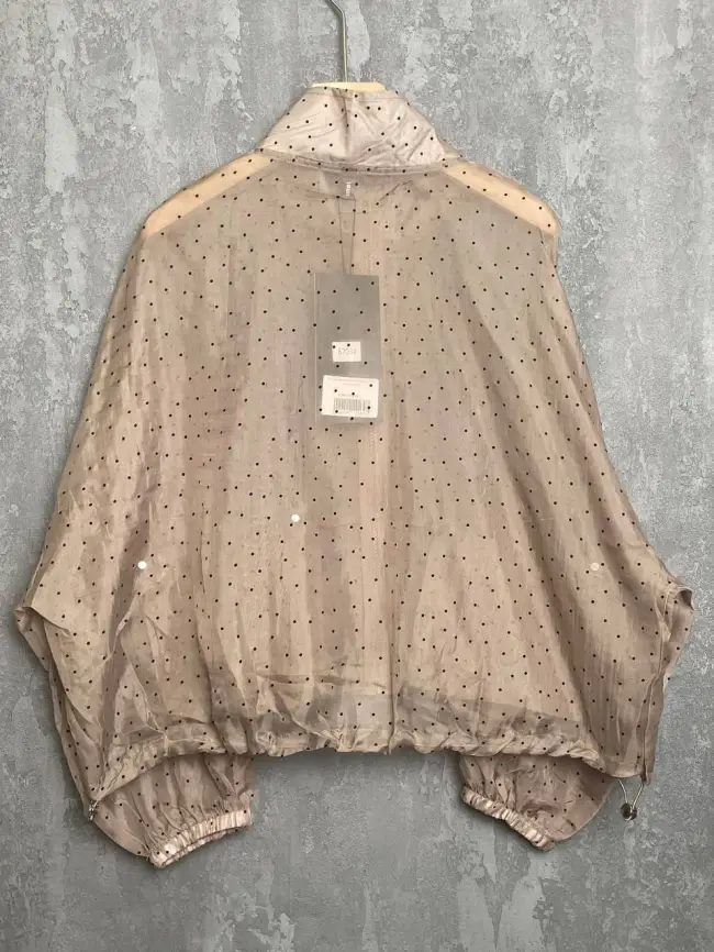 Ветровка-пыльник в горох 6703 Размер 50-58 фото 36