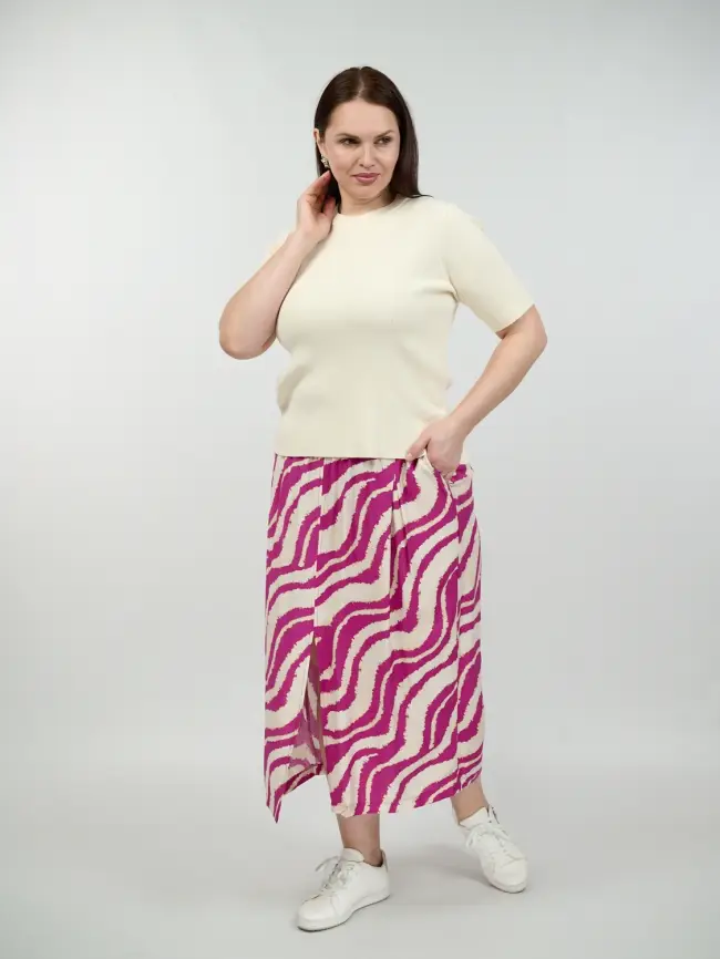 Юбка ЭттоПлюс 0023 Размеры 48-60 фото 42