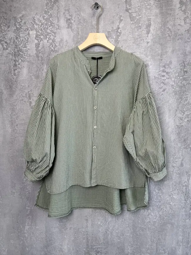 Рубашка фонарик Италия 3160 полоска Размер 52-58 фото 31