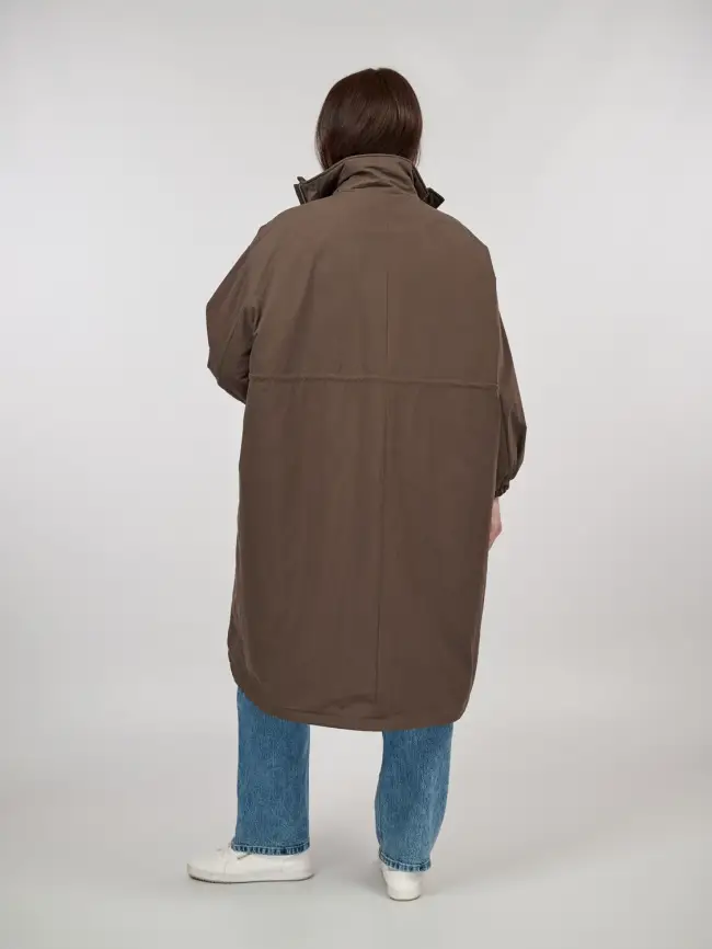 Плащ с утепленной подкладкой 8401 Размер 54-60 фото 13