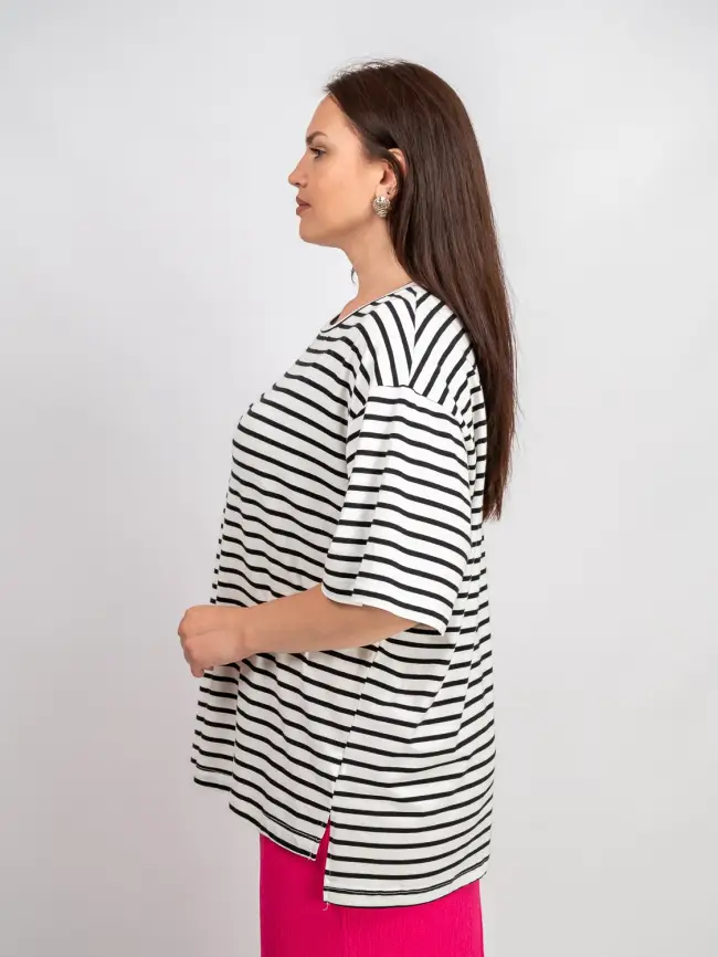 Футболка в полоску ЭттоПлюс 034 Размер 50-58 фото 92