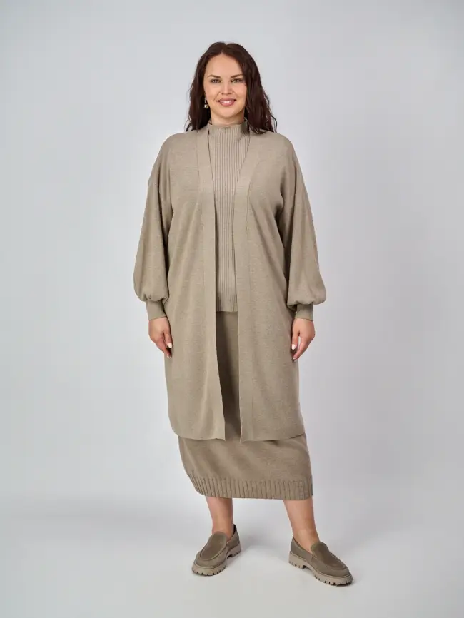 Кардиган ЭттоПлюс 1061 Размер 48-58 фото 1