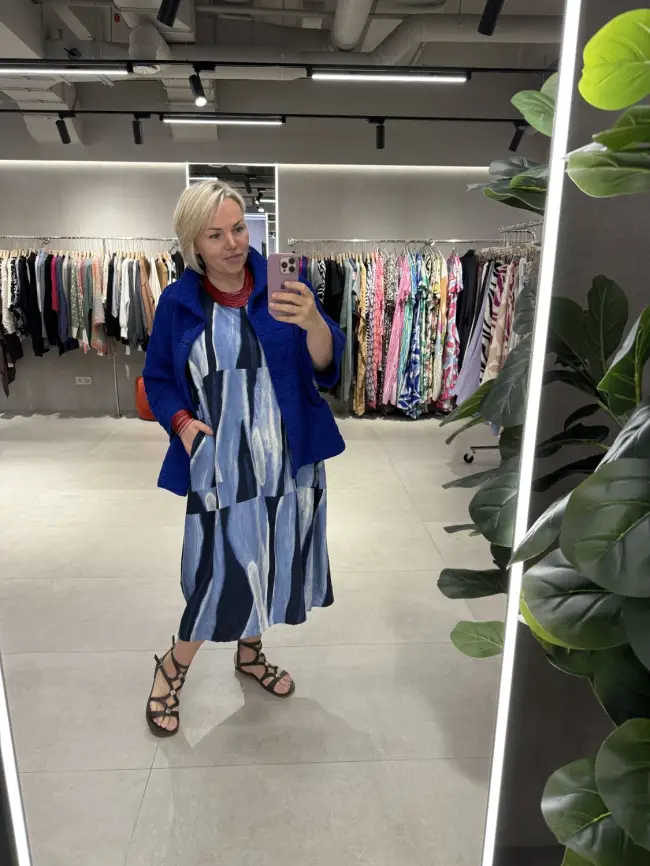 Сарафан ЭттоПлюс 0026 размер 52- 62 фото 8